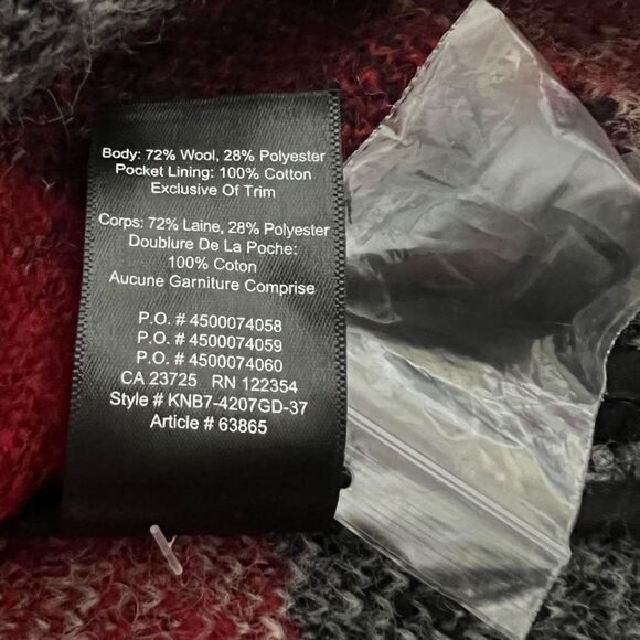 Aritzia Wilfred Free Off Duty Sweater Jacket Plaid - Picture 13 of 16